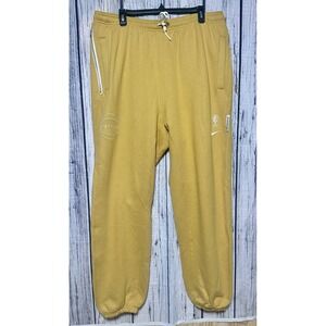 Nike Team Issued Toronto Raptors Sweatpants Joggers Mens XXL-T Tall Wheat Gold